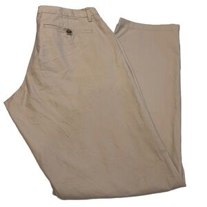 Bonobos Mens Pants Khakis Chinos Slim Fit, Flat Front Tan Cotton Size 33x32